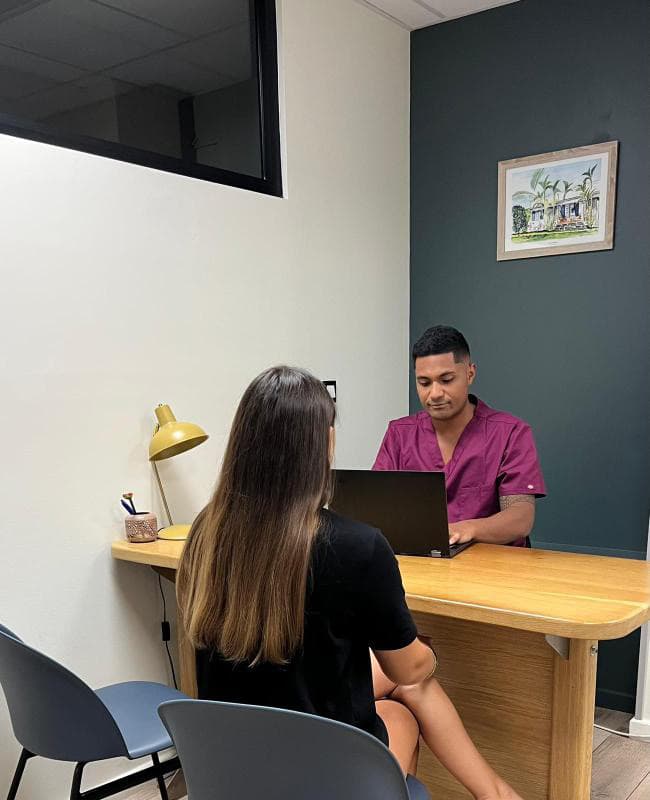 Vincent Magoni en consultation